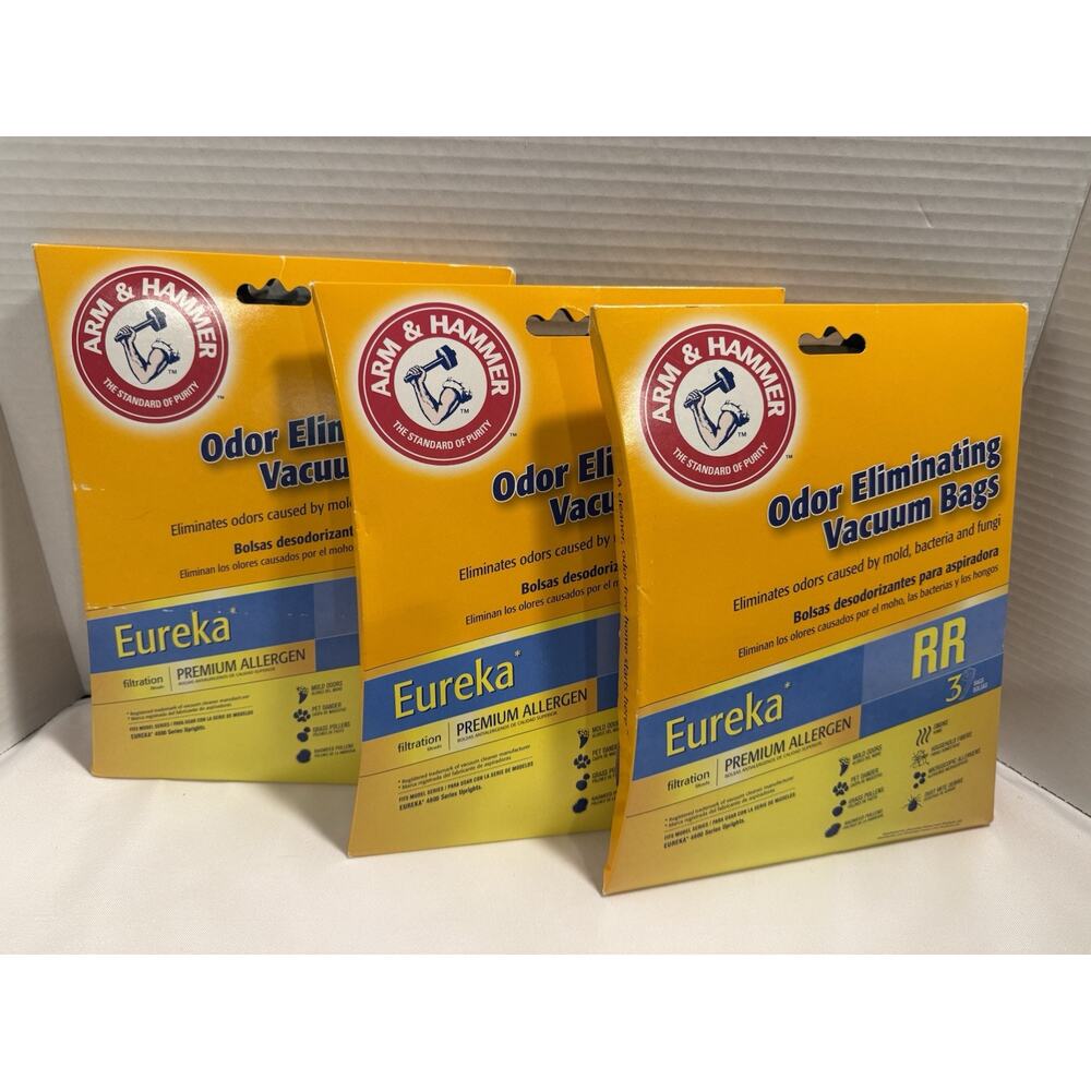 Eureka R&R Arm & Hammer Odor Eliminating Vacuum Bags Total 7 bags, 4800 Series